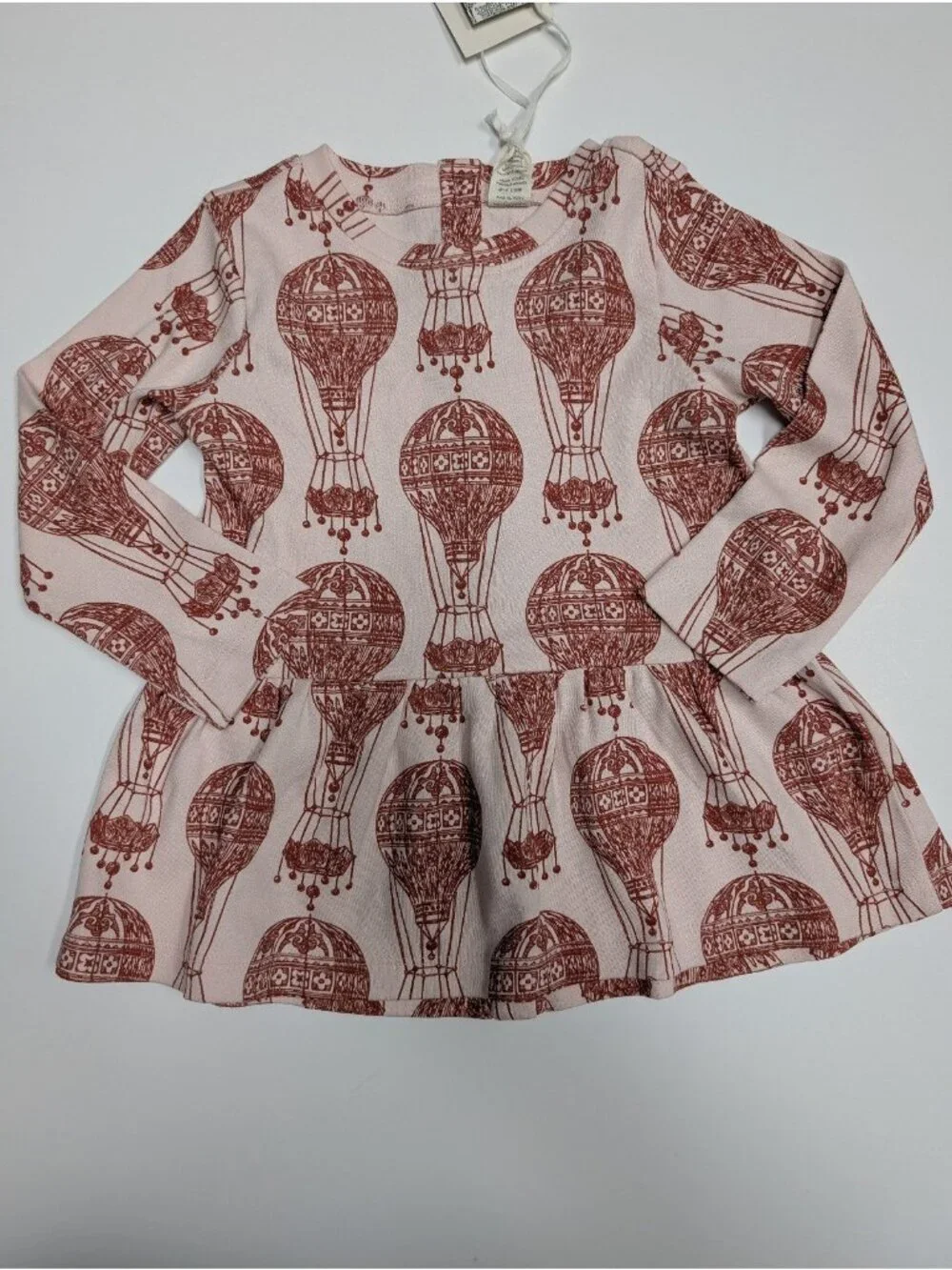 Kate Quinn Organic Cotton Hot Air Balloons Outfit 3T Kate Top Flare Pants Set
